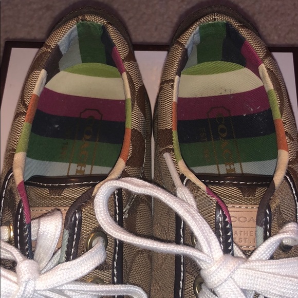 Authentic Coach Sneakers Size 8 - Picture 4 of 6